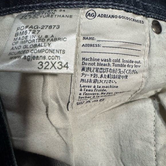 AG Adriano Goldschmied Dark Blue Men's Jeans - Picture 10 of 10